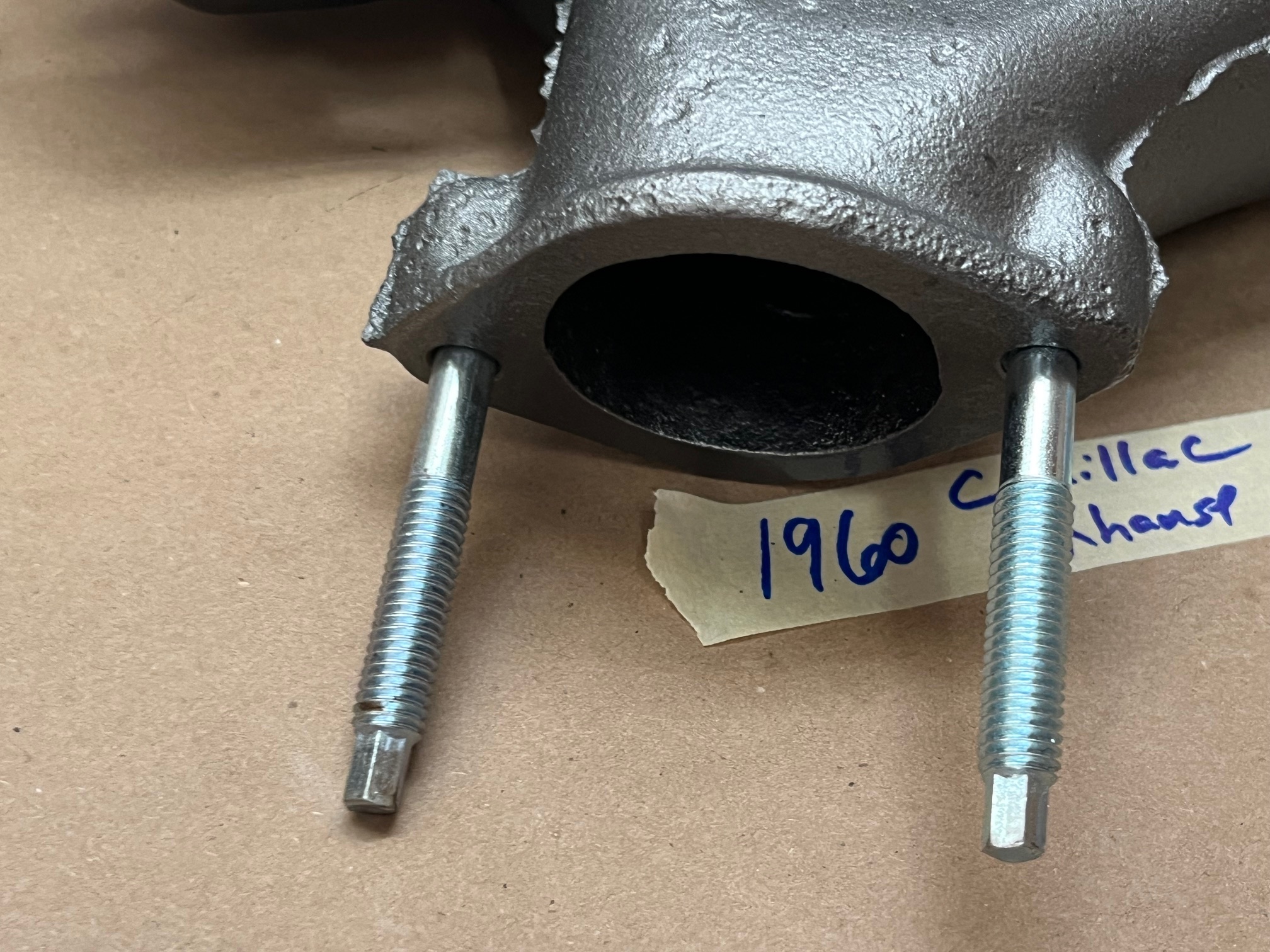 OEM 1957 1959 1960 CADILLAC DEVILLE ELDORADO FLEETWOOD 390 ENGINE LEFT DRIVER SIDE EXHAUST MANIFOLD #1464237 - Image 19