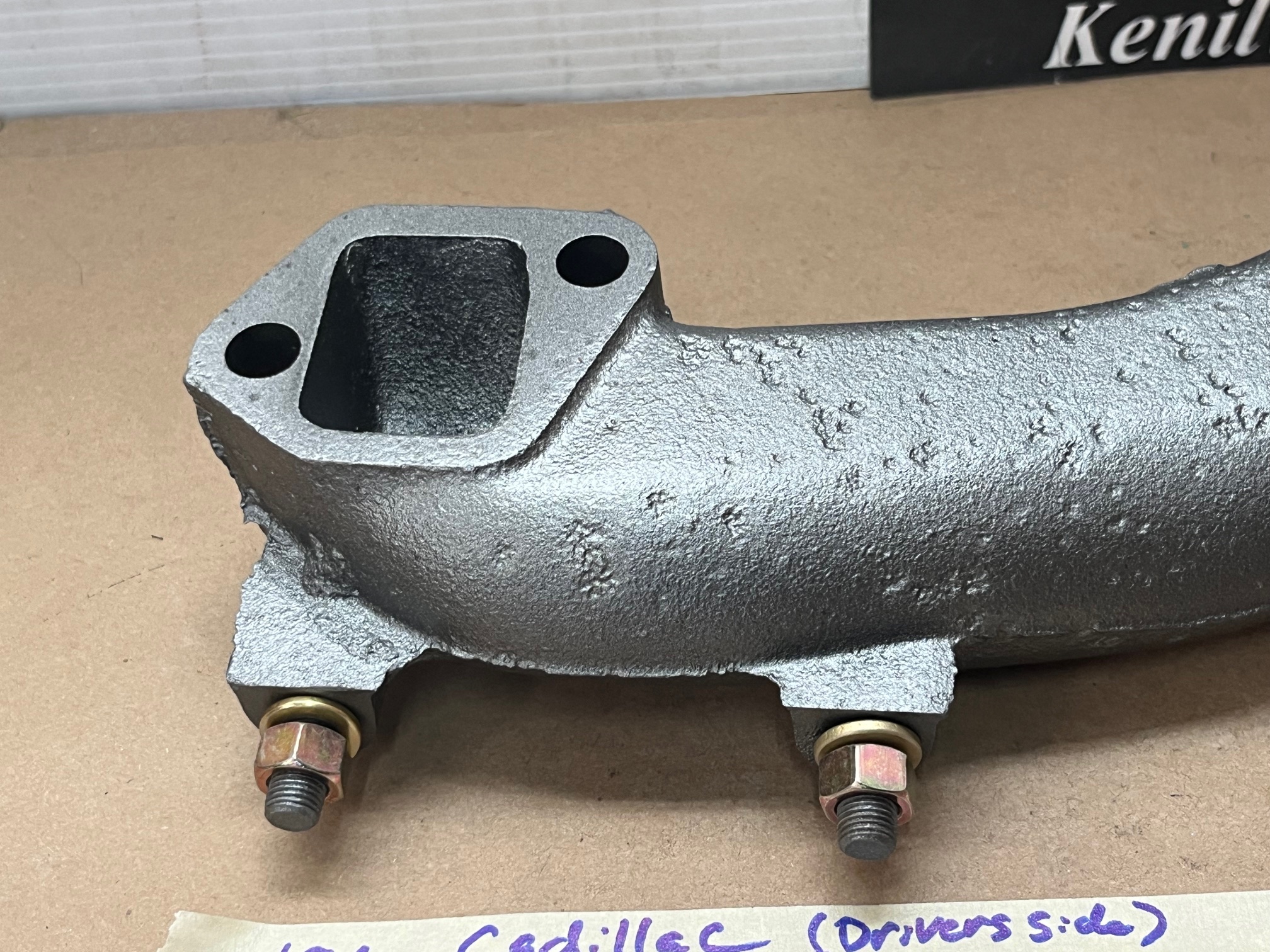 OEM 1957 1959 1960 CADILLAC DEVILLE ELDORADO FLEETWOOD 390 ENGINE LEFT DRIVER SIDE EXHAUST MANIFOLD #1464237 - Image 21