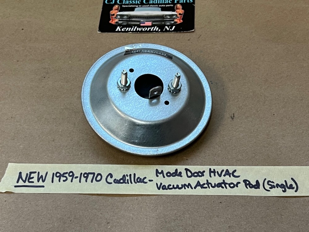 NEW 1959 1960 1961 1962 1963 1964 1965 1966 1967 1968 1969 1970 Cadillac Deville Eldorado Fleetwood Calais MODE DOOR HVAC EXTERNAL HEATER BOX VACUUM ACTUATOR POD SINGLE PORT - Image 8