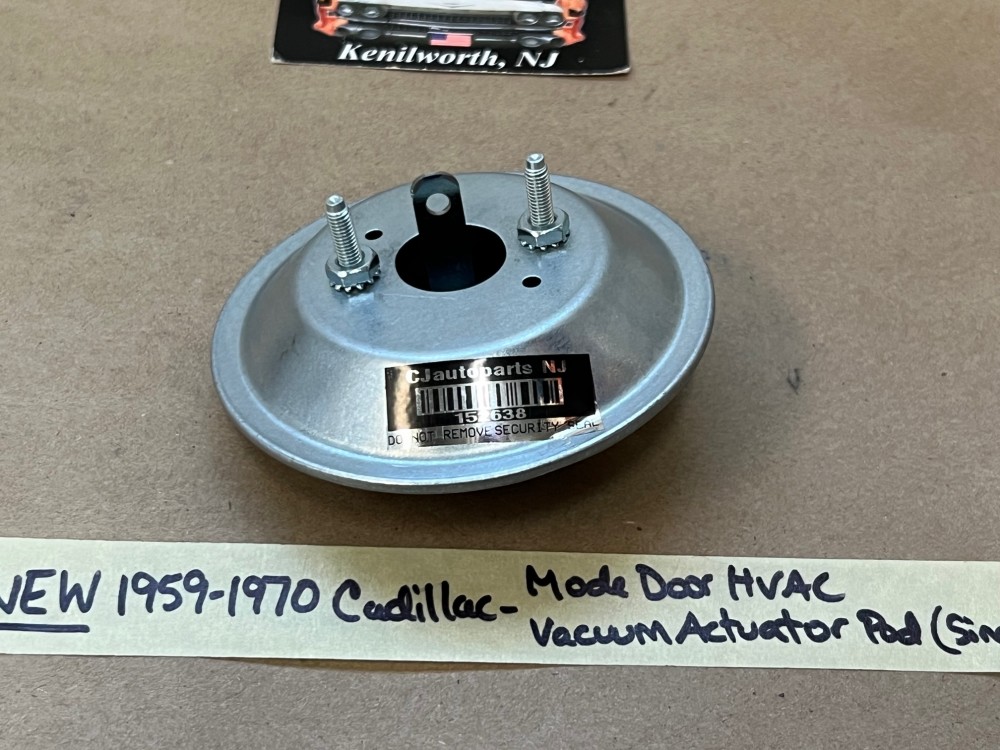 NEW 1959 1960 1961 1962 1963 1964 1965 1966 1967 1968 1969 1970 Cadillac Deville Eldorado Fleetwood Calais MODE DOOR HVAC EXTERNAL HEATER BOX VACUUM ACTUATOR POD SINGLE PORT - Image 4