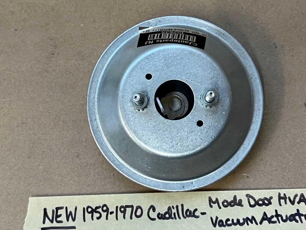 NEW 1959 1960 1961 1962 1963 1964 1965 1966 1967 1968 1969 1970 Cadillac Deville Eldorado Fleetwood Calais MODE DOOR HVAC EXTERNAL HEATER BOX VACUUM ACTUATOR POD SINGLE PORT - Image 3