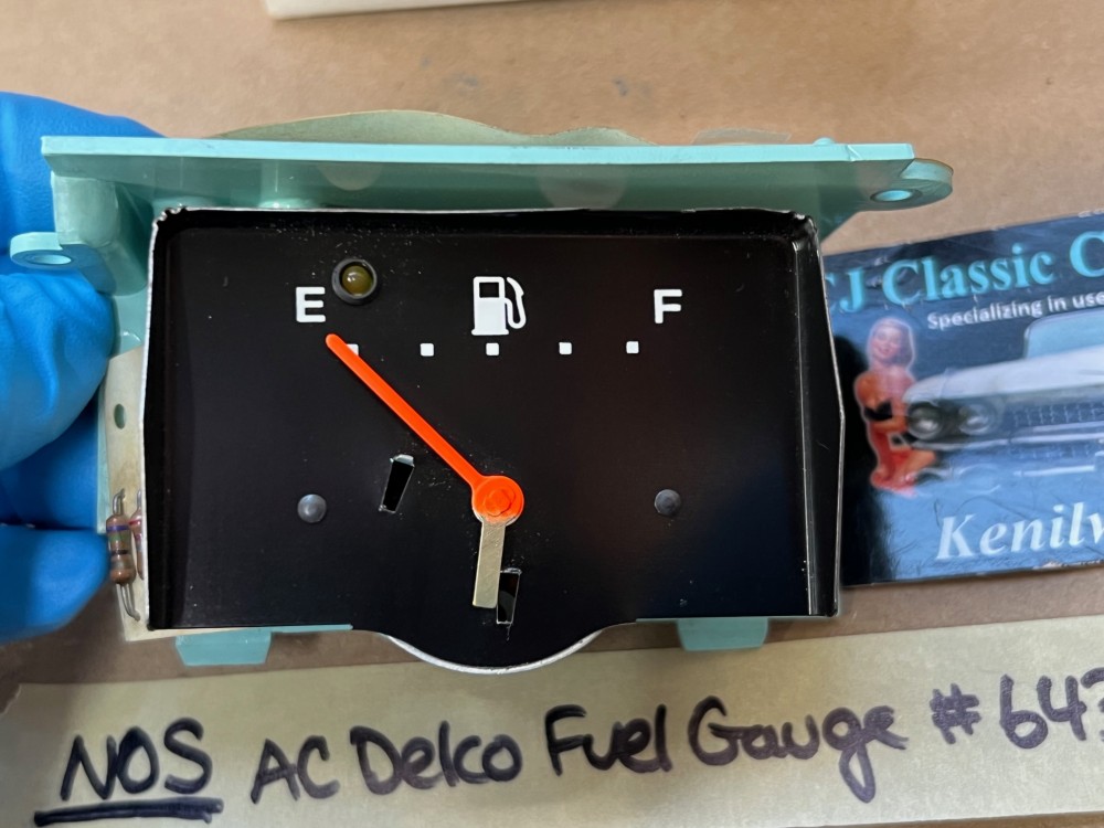NOS AC Delco GM 1981 1982 1983 1984 1985 1986 1987 1988 1989 Cadillac Deville Fleetwood RWD FUEL GAS GAUGE WITH TELL TALE LIGHT - Image 6