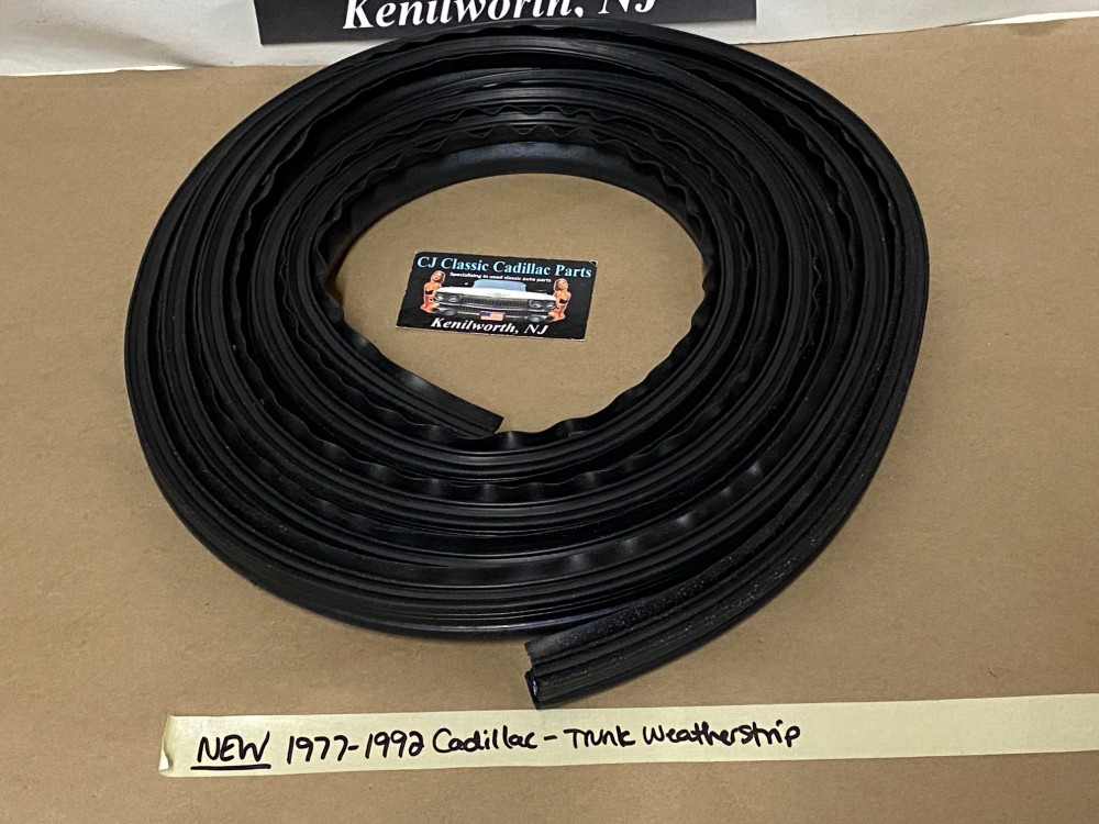 1977 1978 1979 1980 1981 1982 1983 1984 1985 1986 1987 1988 1989 1990 1991 1992 CADILLAC ELDORADO DEVILLE FLEETWOOD SEVILLE TRUNK WEATHERSTRIP SEAL - Image 2