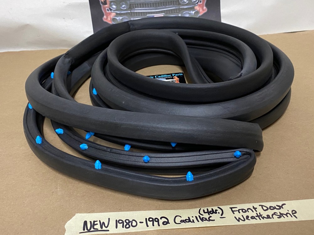 NEW 1980 1981 1982 1983 1984 1985 1986 1987 1988 1989 1990 1991 1992 Cadillac 4 DR RWD FLEETWOOD BROUGHAM 1980 1981 1982 1983 1984 CADILLAC 4 DOOR DEVILLE FRONT DOOR WEATHERSTRIP SEAL - Image 4