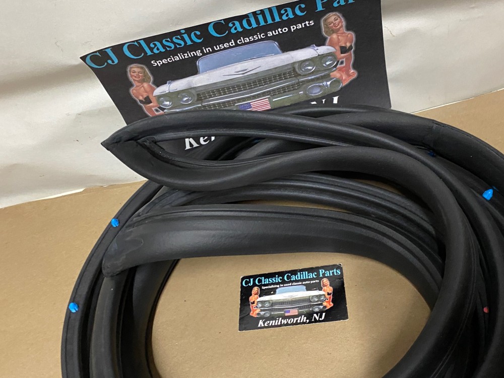 NEW 1980 1981 1982 1983 1984 1985 1986 1987 1988 1989 1990 1991 1992 Cadillac 4 DR RWD FLEETWOOD BROUGHAM 1980 1981 1982 1983 1984 CADILLAC 4 DOOR DEVILLE FRONT DOOR WEATHERSTRIP SEAL - Image 3