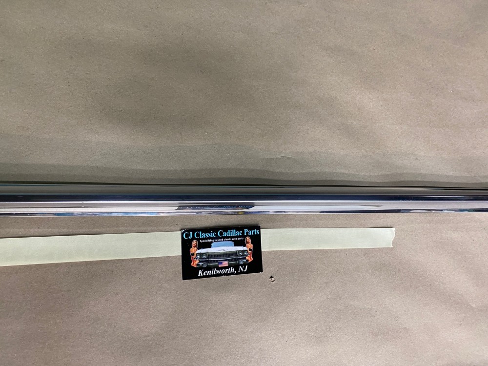OEM 1959 Cadillac Coupe Deville 2 Door REAR QUARTER PANEL MOLDING TRIM 71" LONG #4759498/#3632001 - Image 5