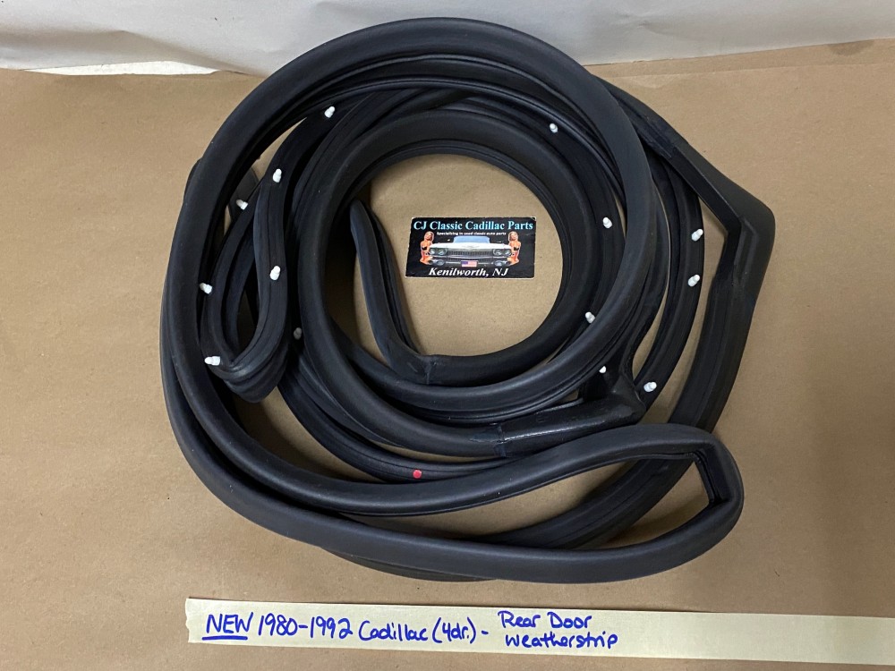 NEW 1980 1981 1982 1983 1984 1985 1986 1987 1988 1989 1990 1991 1992 Cadillac 4 DR RWD FLEETWOOD BROUGHAM 1980 1981 1982 1983 1984 CADILLAC 4 DOOR DEVILLE REAR DOOR WEATHERSTRIP SEAL - Image 5