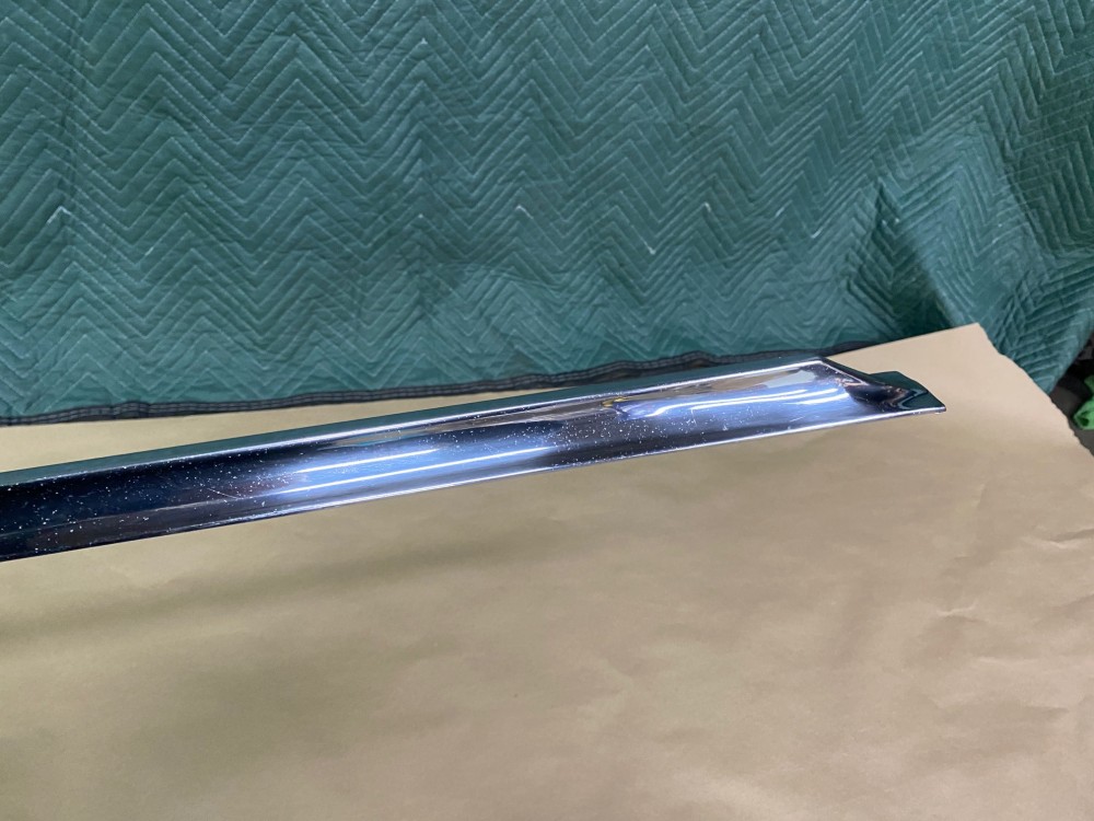 OEM 1959 Cadillac Coupe Deville 2 Door REAR QUARTER PANEL MOLDING TRIM 71" LONG #4759498/#3632001 - Image 10