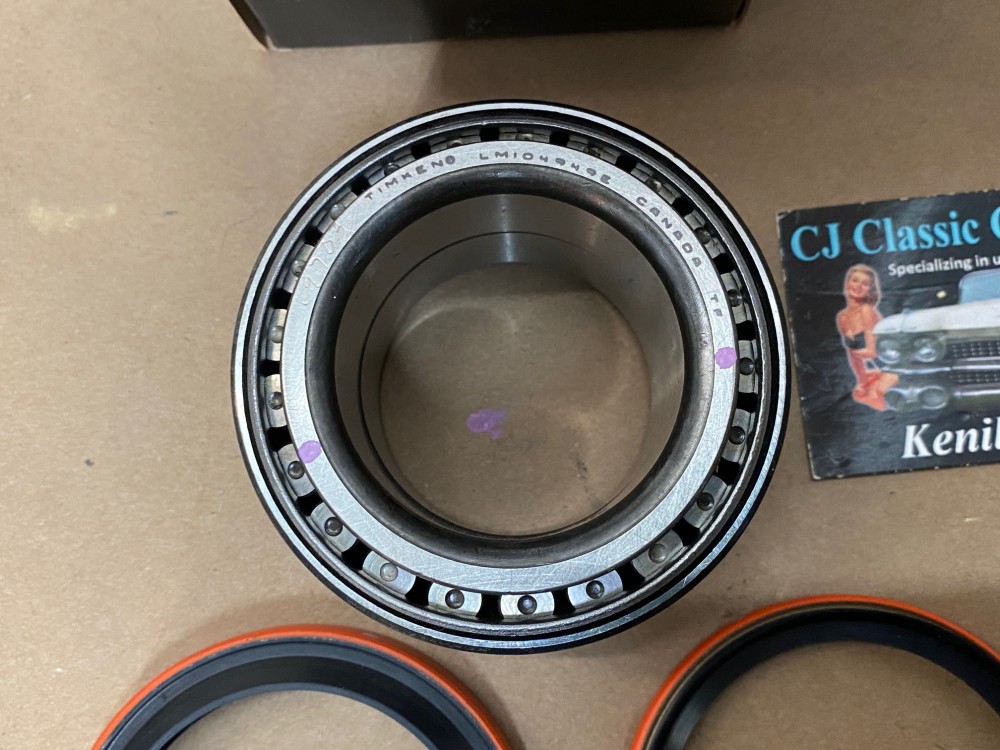NEW 1968 1969 1970 1971 1972 1973 1974 1975 1976 1977 1978 CADILLAC ELDORADO TIMKEN FRONT WHEEL BEARING/RACE SET WITH INNER & OUTER SEALS (FOR ONE WHEEL) - Image 13