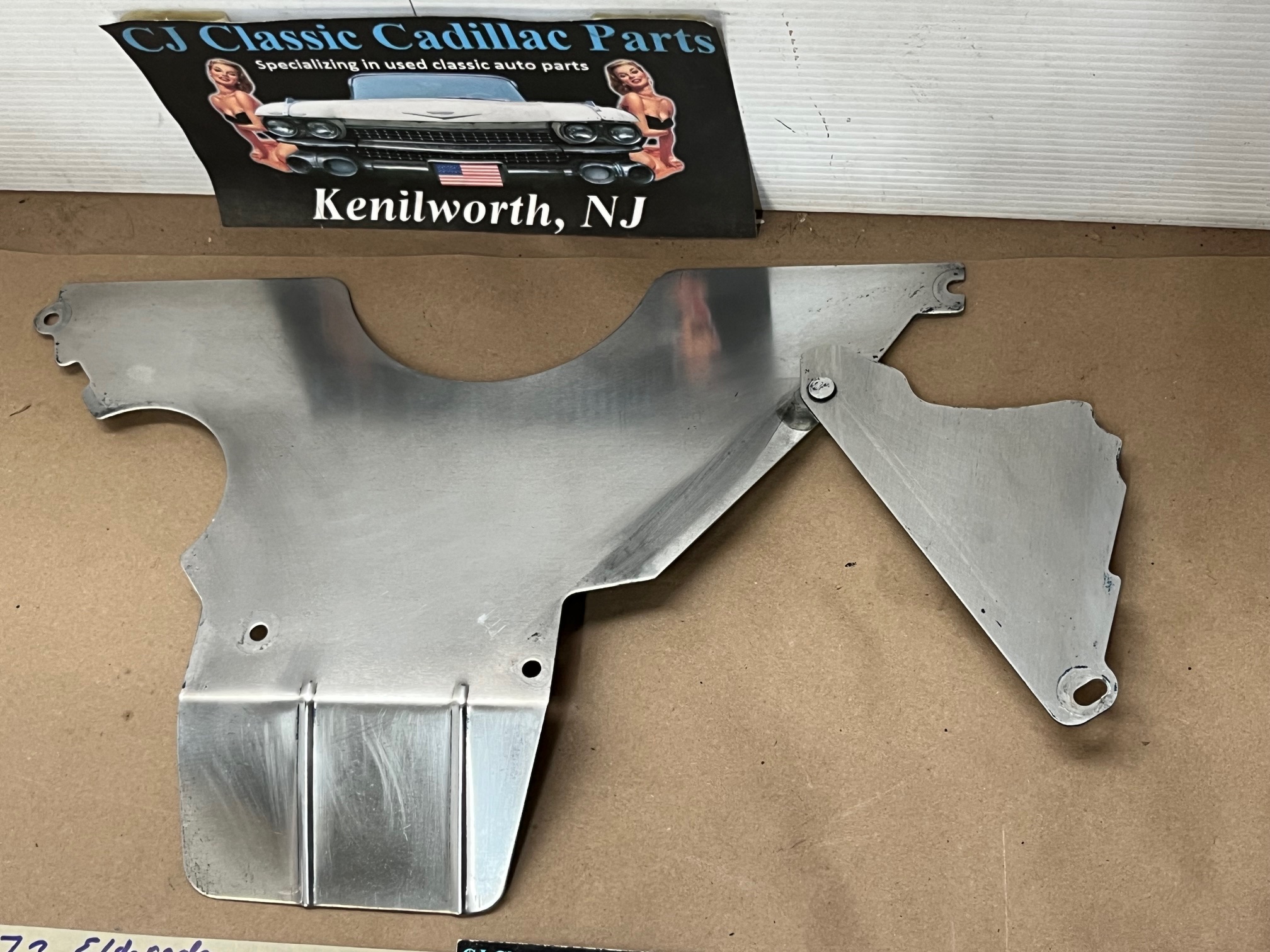 OEM 1968 1969 1970 1971 1972 1973 1974 1975 1976 1977 1978 Cadillac Eldorado 472/500 Engine TORQUE TH425 TRANS CONVERTER FLYWHEEL INSPECTION COVER PLATE #1487176/#389750 - Image 12