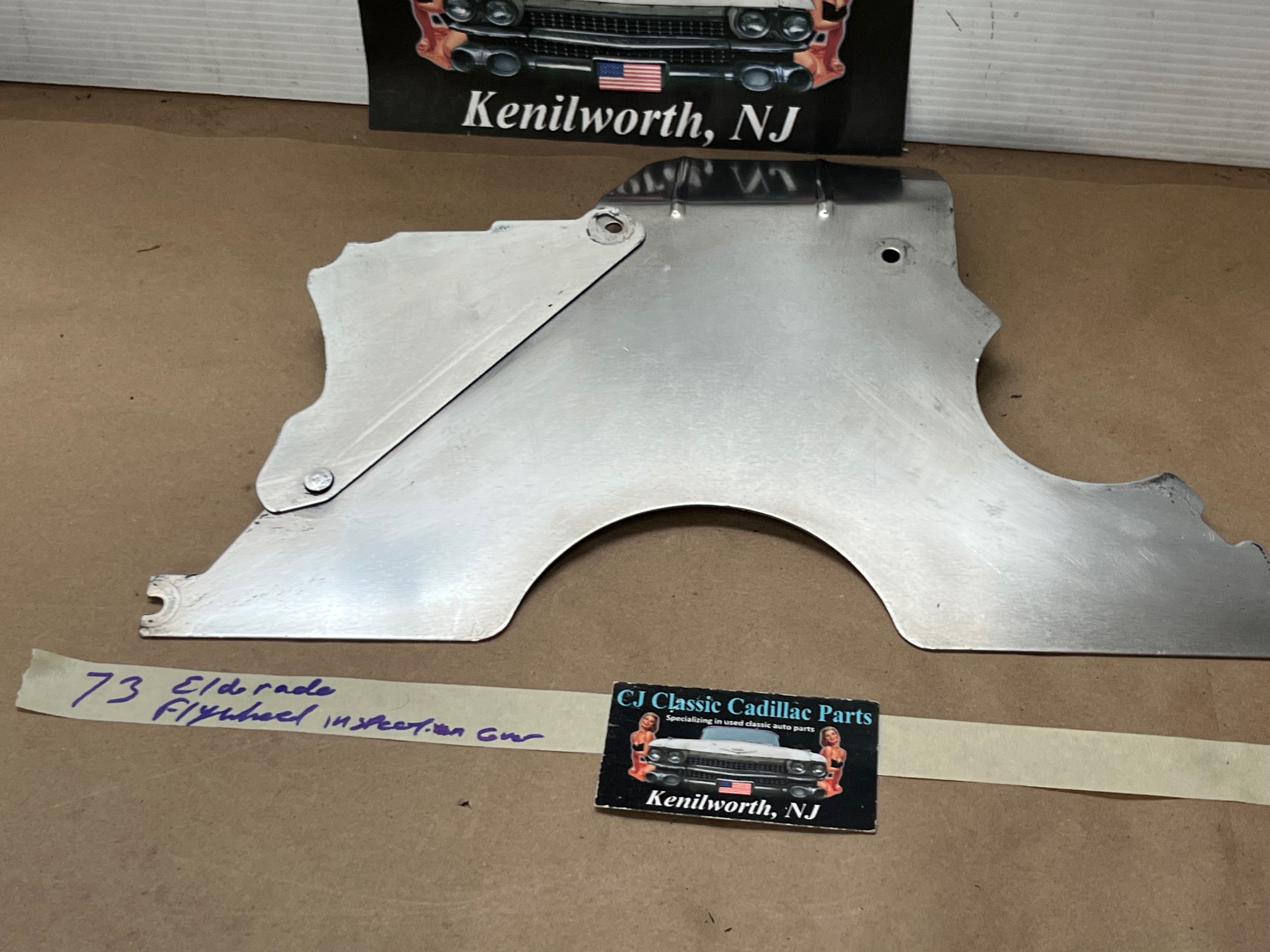 OEM 1968 1969 1970 1971 1972 1973 1974 1975 1976 1977 1978 Cadillac Eldorado 472/500 Engine TORQUE TH425 TRANS CONVERTER FLYWHEEL INSPECTION COVER PLATE #1487176/#389750 - Image 10