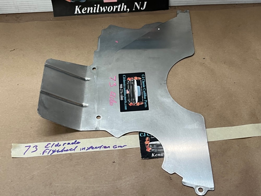 OEM 1968 1969 1970 1971 1972 1973 1974 1975 1976 1977 1978 Cadillac Eldorado 472/500 Engine TORQUE TH425 TRANS CONVERTER FLYWHEEL INSPECTION COVER PLATE #1487176/#389750 - Image 5