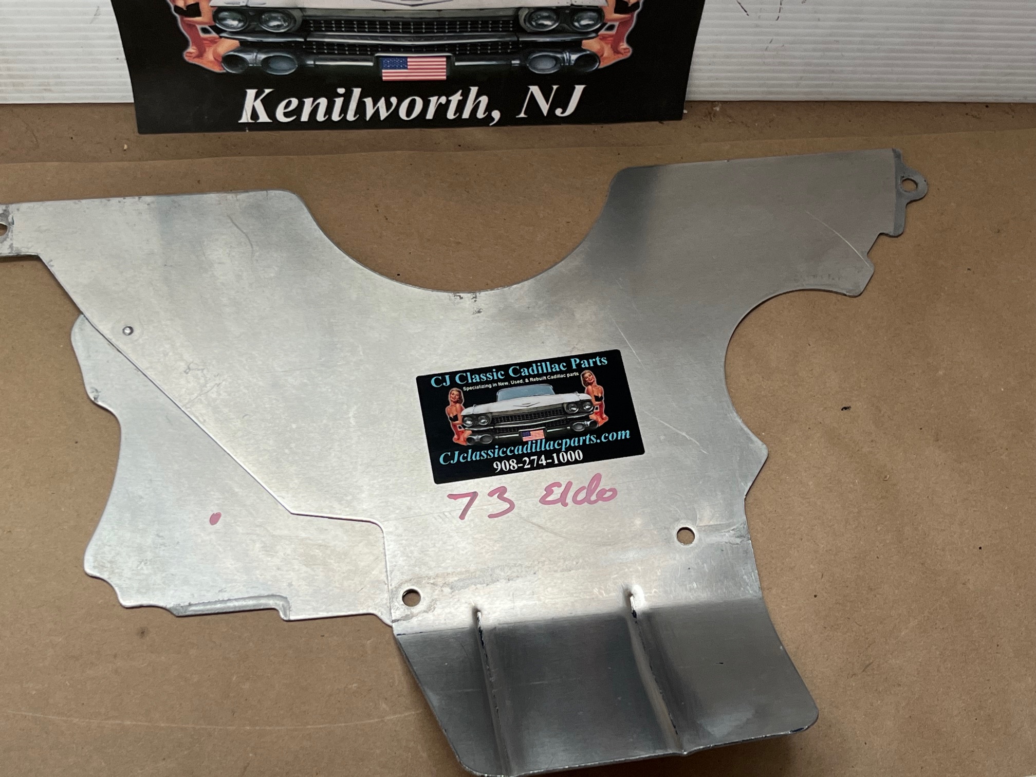 OEM 1968 1969 1970 1971 1972 1973 1974 1975 1976 1977 1978 Cadillac Eldorado 472/500 Engine TORQUE TH425 TRANS CONVERTER FLYWHEEL INSPECTION COVER PLATE #1487176/#389750 - Image 4
