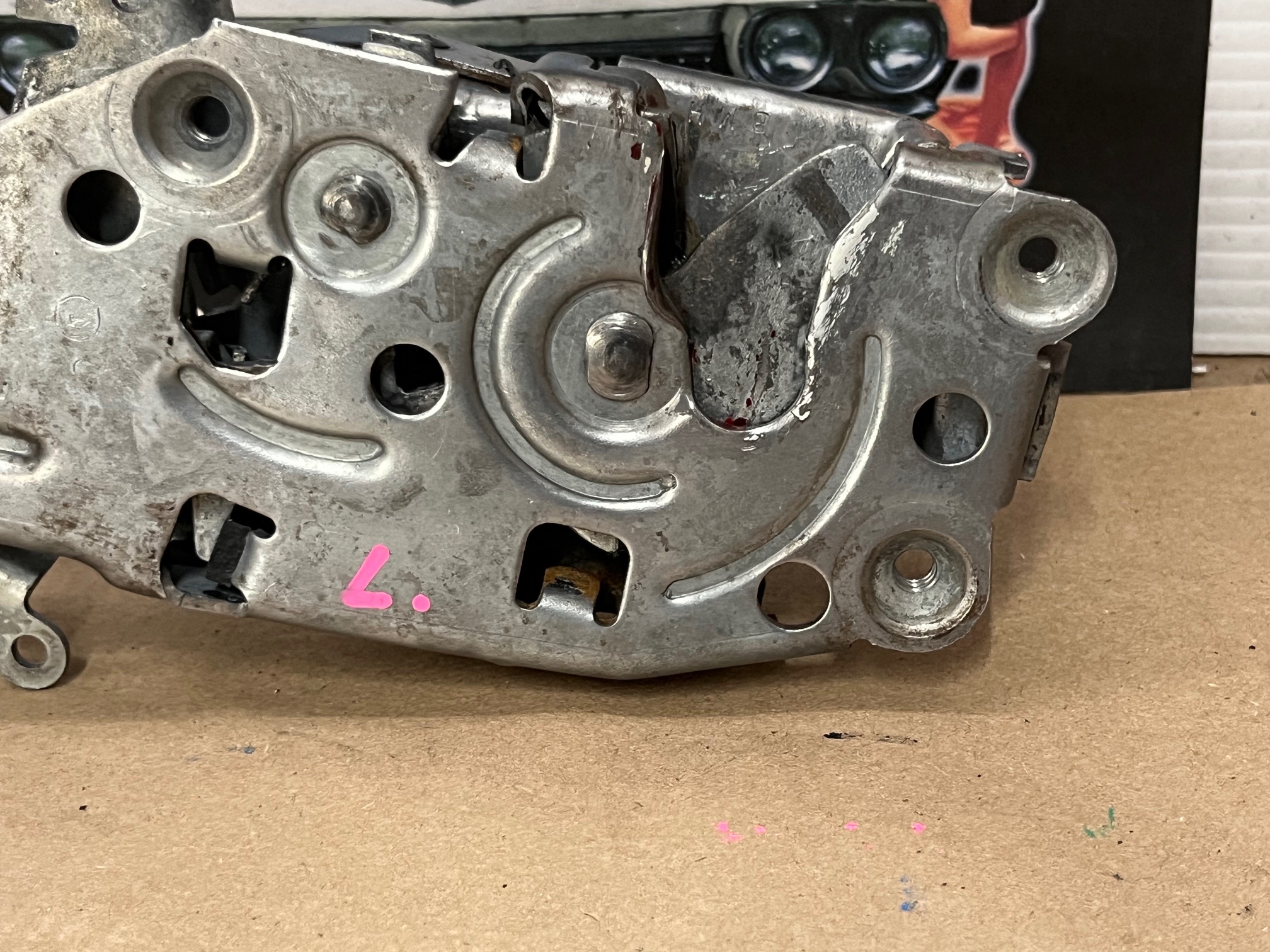 OEM 1965 1966 Cadillac 2 Door Deville Calais Eldorado LEFT DRIVER SIDE FRONT DOOR LOCK LATCH ASSEMBLY #4545370 - Image 13