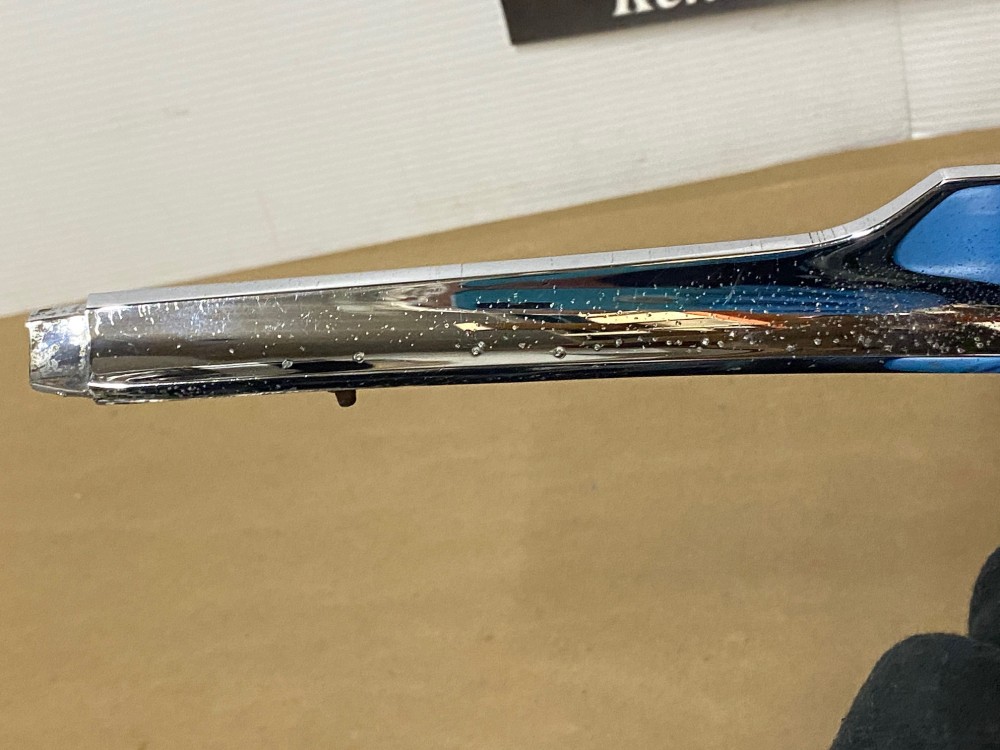 OEM 1959 Cadillac Deville Eldorado Fleetwood LEFT DRIVER SIDE FRONT FENDER GUNSIGHT CHROME TRIM MOLDING #1470533 - Image 15