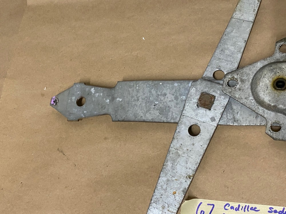 OEM 1965 1966 1967 Cadillac Sedan Deville Calais Eldorado Fleetwood 4 DOOR LEFT DRIVER SIDE FRONT DOOR WINDOW REGULATOR #9705750 - Image 8