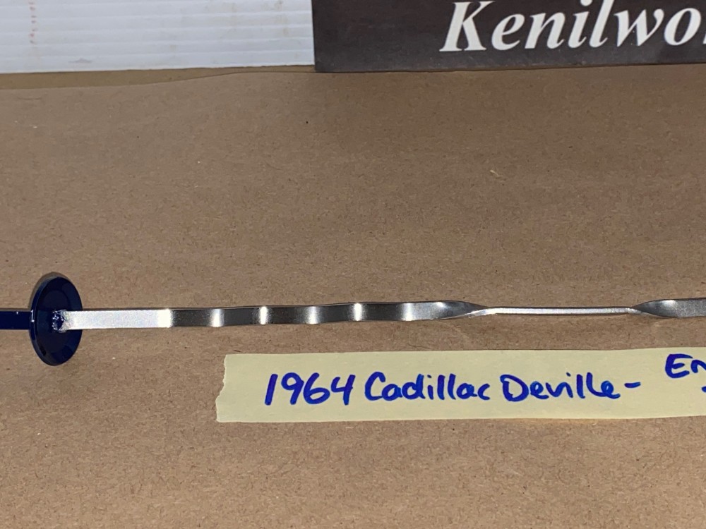 OEM 1963 1964 Cadillac Deville Eldorado Fleetwood 390/429 ENGINE OIL DIPSTICK FLUID LEVEL INDICATOR #1479722 - Image 7