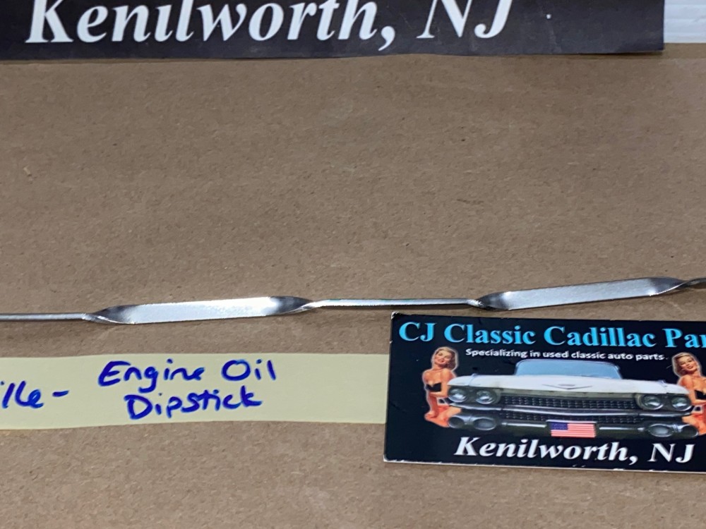 OEM 1963 1964 Cadillac Deville Eldorado Fleetwood 390/429 ENGINE OIL DIPSTICK FLUID LEVEL INDICATOR #1479722 - Image 8