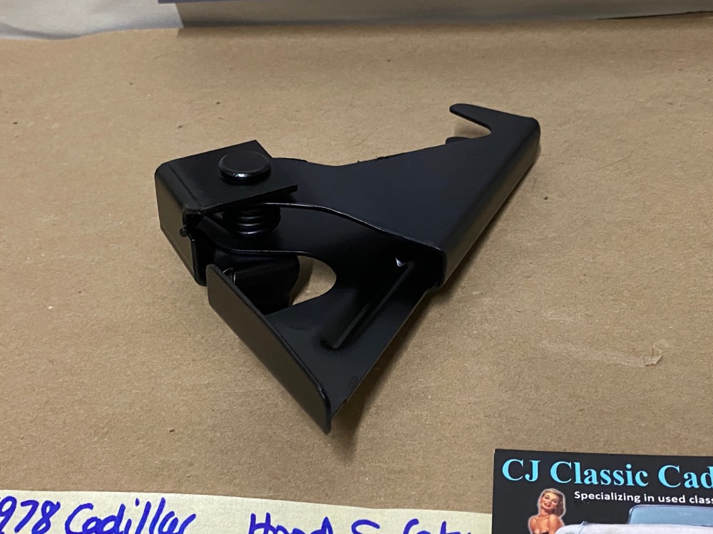 OEM 1977 1978 1979 1980 1981 1982 1983 1984 Cadillac Deville Fleetwood HOOD LATCH CATCH SAFETY RELEASE LEVER #1610270 - Image 7