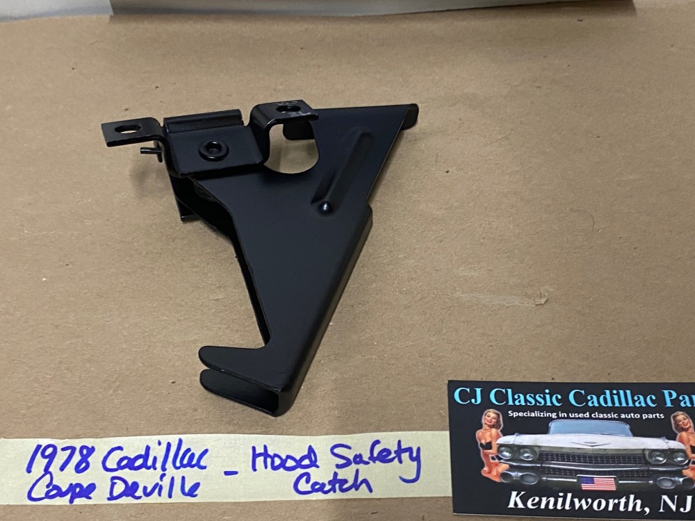 OEM 1977 1978 1979 1980 1981 1982 1983 1984 Cadillac Deville Fleetwood HOOD LATCH CATCH SAFETY RELEASE LEVER #1610270 - Image 12