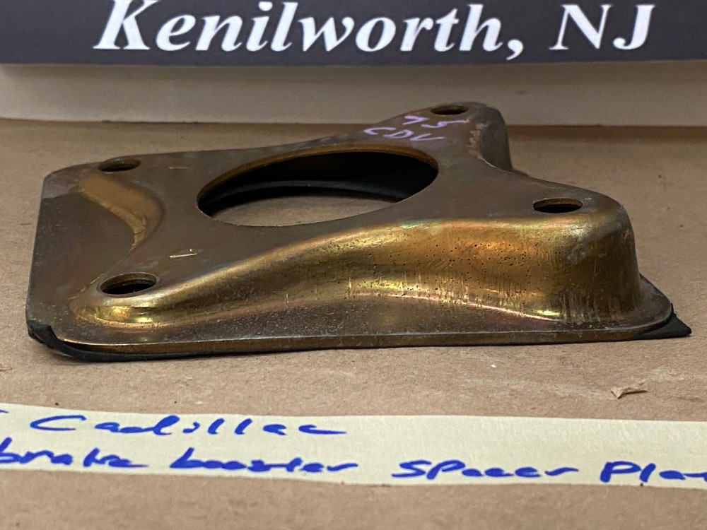 1971 1972 1973 1974 1975 CADILLAC DEVILLE FLEETWOOD ELDORADO CALAIS POWER BRAKE BOOSTER TO FIREWALL SPACER PLATE BRACKET #1496795 - Image 3