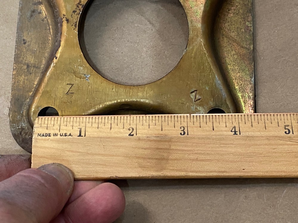 1971 1972 1973 1974 1975 CADILLAC DEVILLE FLEETWOOD ELDORADO CALAIS POWER BRAKE BOOSTER TO FIREWALL SPACER PLATE BRACKET #1496795 - Image 7