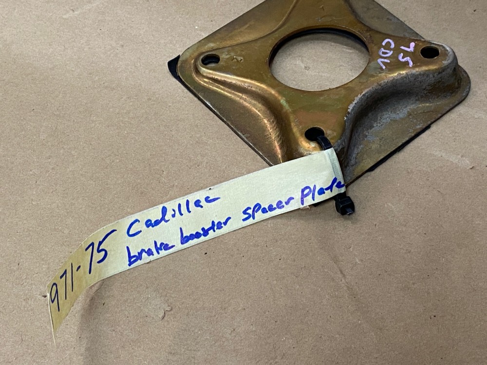 1971 1972 1973 1974 1975 CADILLAC DEVILLE FLEETWOOD ELDORADO CALAIS POWER BRAKE BOOSTER TO FIREWALL SPACER PLATE BRACKET #1496795 - Image 10