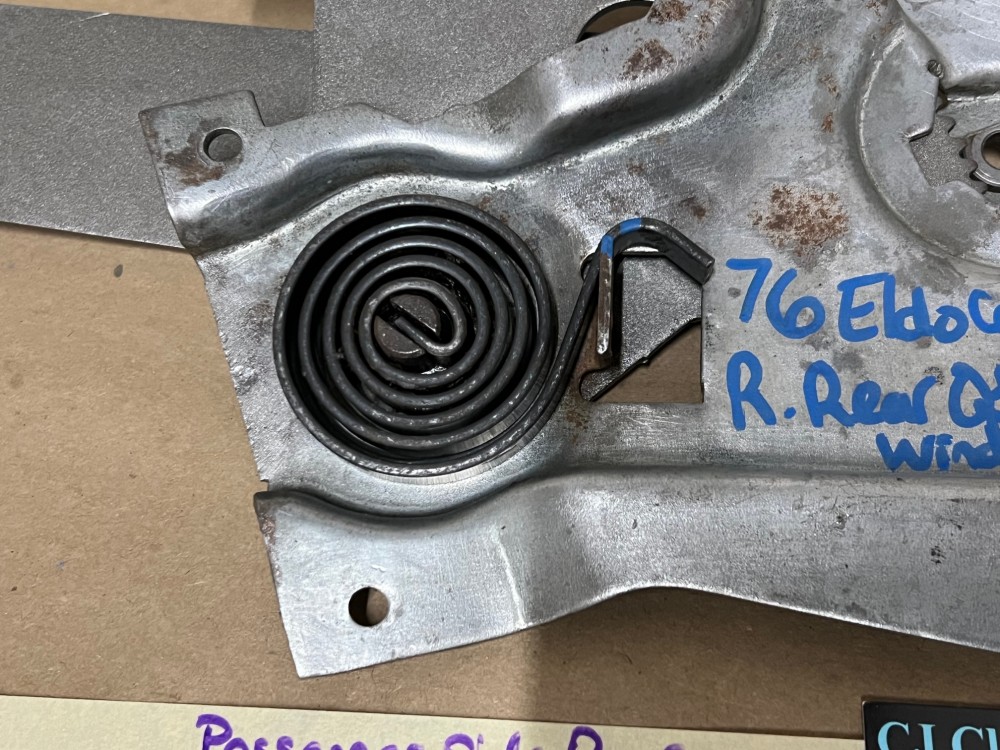 OEM 1971 1972 1973 1974 1975 1976 Cadillac Eldorado Convertible RIGHT PASS SIDE REAR QUARTER WINDOW REGULATOR #1666565/9887855 - Image 19