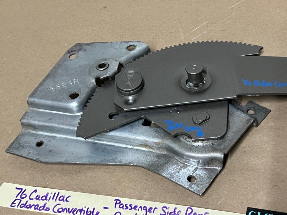 OEM 1971 1972 1973 1974 1975 1976 Cadillac Eldorado Convertible RIGHT PASS SIDE REAR QUARTER WINDOW REGULATOR #1666565/9887855 - Image 4