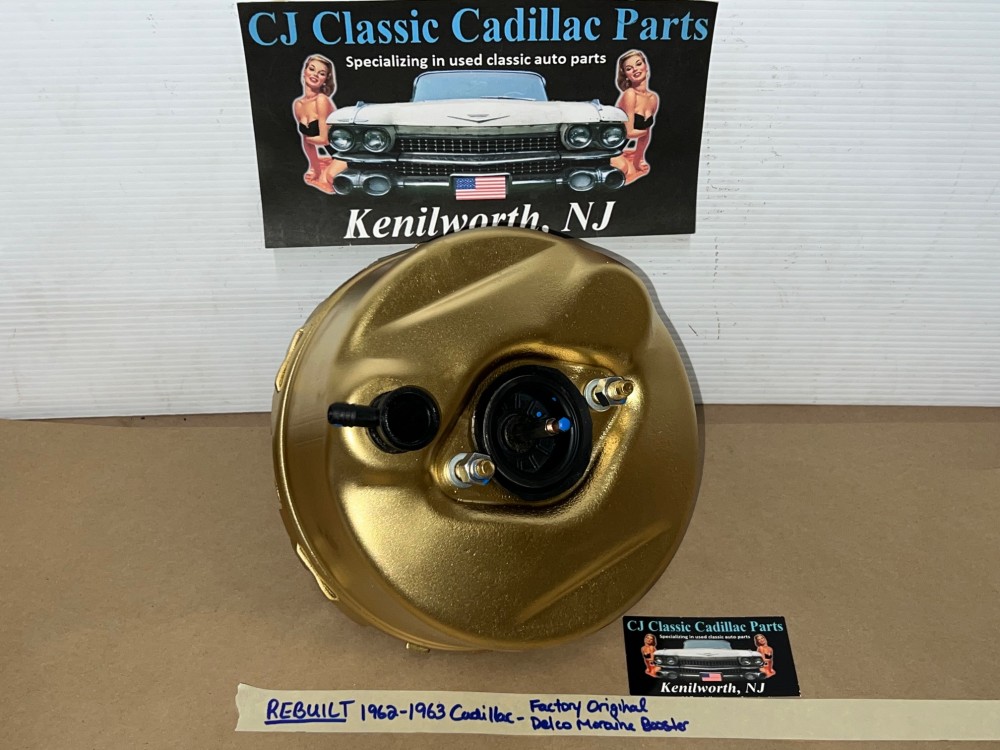 REBUILT FACTORY ORIGINAL 1962 1963 CADILLAC DEVILLE ELDORADO FLEETWOOD DELCO MORAINE POWER BRAKE BOOSTER - Image 12