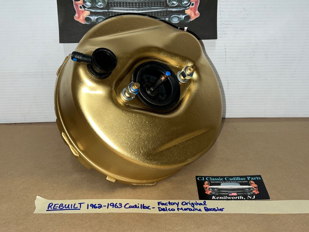 REBUILT FACTORY ORIGINAL 1962 1963 CADILLAC DEVILLE ELDORADO FLEETWOOD DELCO MORAINE POWER BRAKE BOOSTER - Image 11