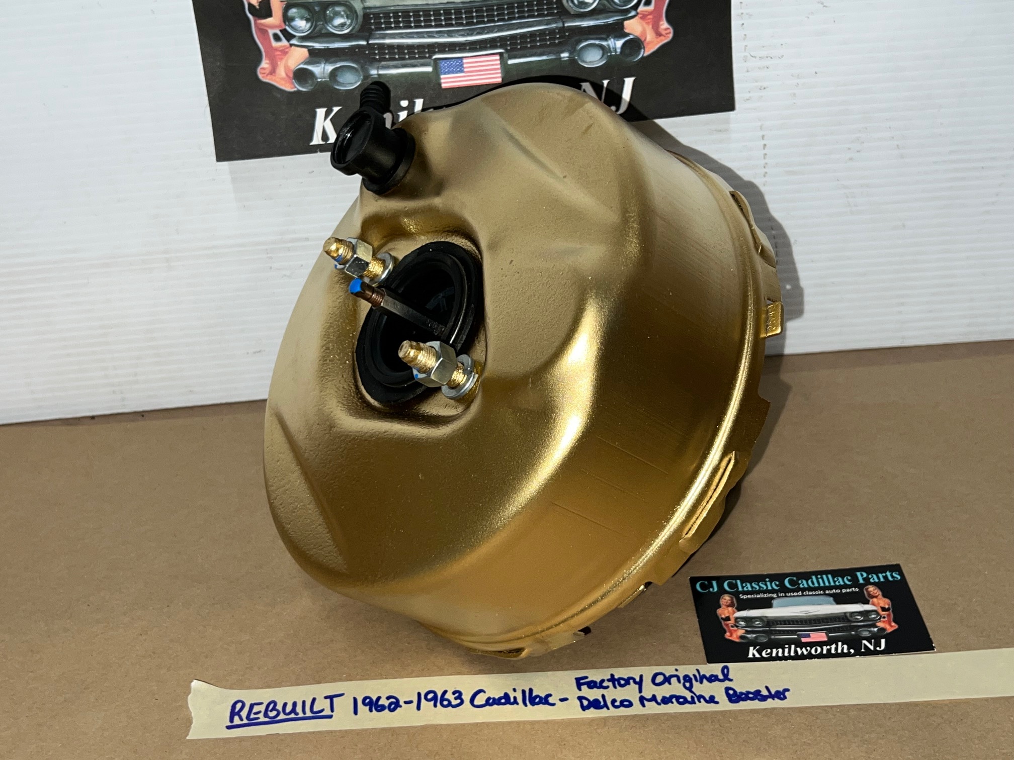 REBUILT FACTORY ORIGINAL 1962 1963 CADILLAC DEVILLE ELDORADO FLEETWOOD DELCO MORAINE POWER BRAKE BOOSTER - Image 9