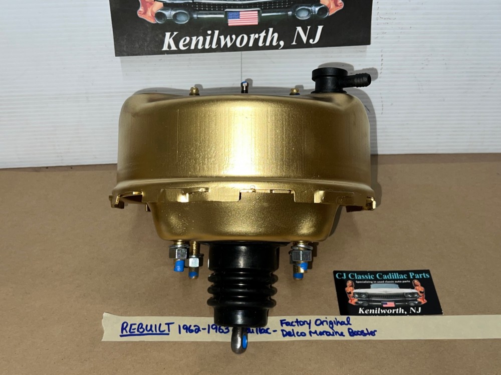 REBUILT FACTORY ORIGINAL 1962 1963 CADILLAC DEVILLE ELDORADO FLEETWOOD DELCO MORAINE POWER BRAKE BOOSTER - Image 8