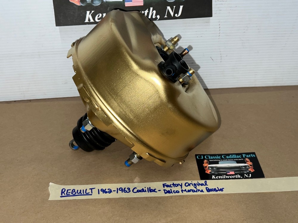 REBUILT FACTORY ORIGINAL 1962 1963 CADILLAC DEVILLE ELDORADO FLEETWOOD DELCO MORAINE POWER BRAKE BOOSTER - Image 7