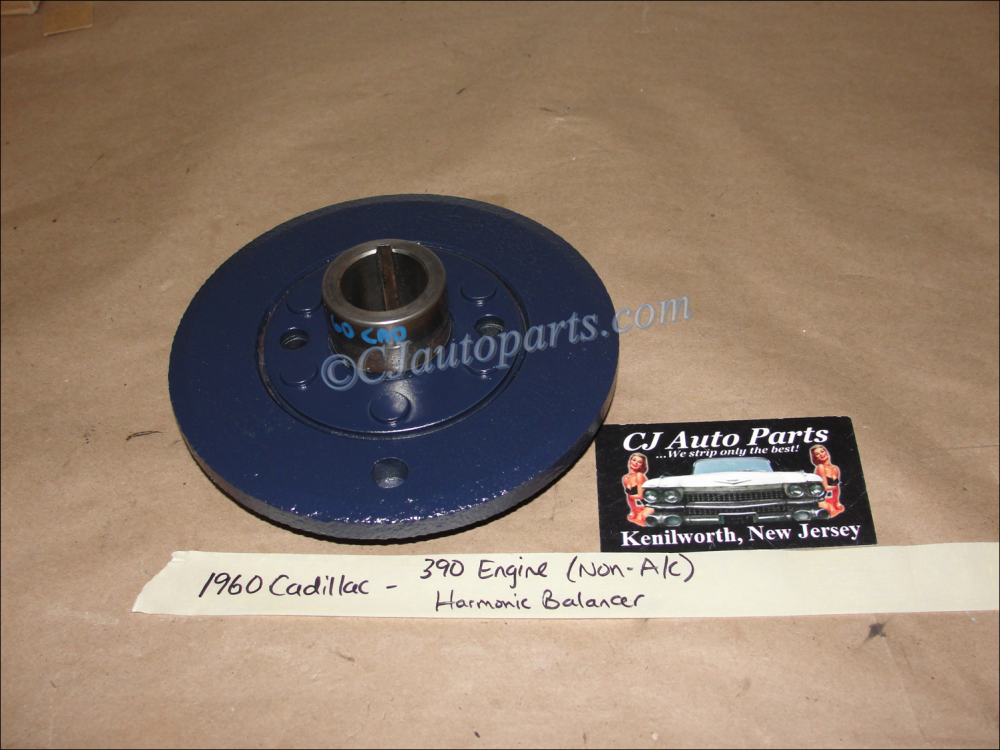 OEM 1958 1959 1960 1961 1962 Cadillac Deville Eldorado Fleetwood 390 Engine HARMONIC BALANCER DAMPER (NON - A/C CARS)