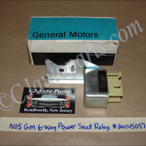 NOS GM 1979 1980 1981 1982 CADILLAC DEVILLE ELDORADO FLEETWOOD 6 WAY POWER SEAT RELAY #20145057