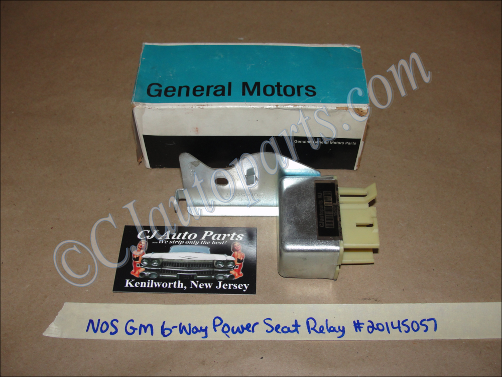 NOS GM 1979 1980 1981 1982 CADILLAC DEVILLE ELDORADO FLEETWOOD 6 WAY POWER SEAT RELAY #20145057