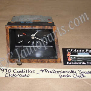 *SERVICED* 1970 Cadillac Eldorado Deville Fleetwood DASH CLOCK GENERAL TIME CORP