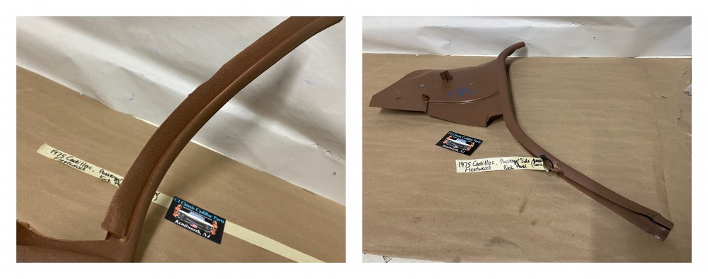 OEM 1971 1972 1973 1974 1975 1976 Cadillac Deville Eldorado Fleetwood Calais RIGHT PASSENGER SIDE LOWER KICK PANEL TRIM - CAMEL/BUCKSKIN #9826586 - Image 24
