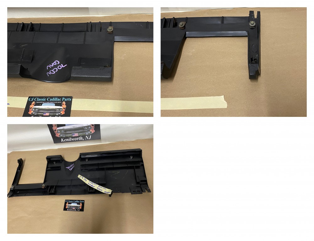 OEM 1969 1970 Cadillac Deville Calais Fleetwood UNDER DASH DASHBOARD COVER - BLACK #1492849 - Image 24