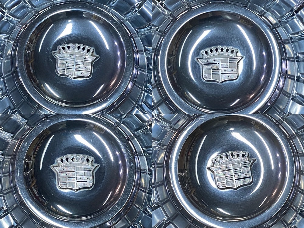 OEM 1961 1962 Cadillac Deville Eldorado Fleetwood 15" HUBCAPS WHEEL COVER WITH CREST EMBLEMS (SET OF 4) - Image 22