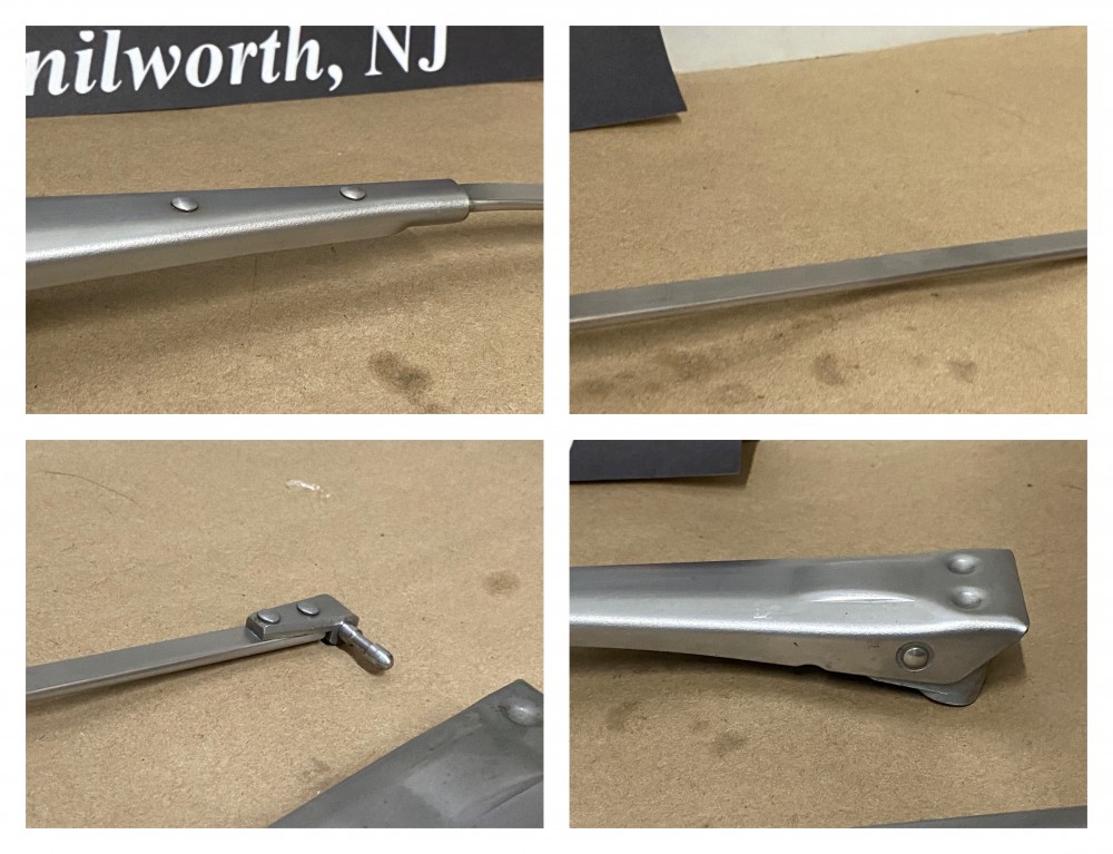 OEM 1969 1970 Cadillac Deville Fleetwood Calais WINDSHIELD WIPER ARMS - LEFT & RIGHT #1491468 RH/#481201 LH - Image 3