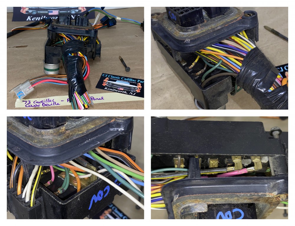OEM 1973 Cadillac Deville Eldorado Fleetwood Calais UNDER DASH FUSE BOX PANEL - Image 22