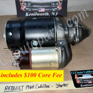 REBUILT 1964 CADILLAC DEVILLE ELDORADO FLEETWOOD TURBO-HYDRAMATIC TH400 DELCO REMY STARTER MOTOR WITH NEW SOLENOID