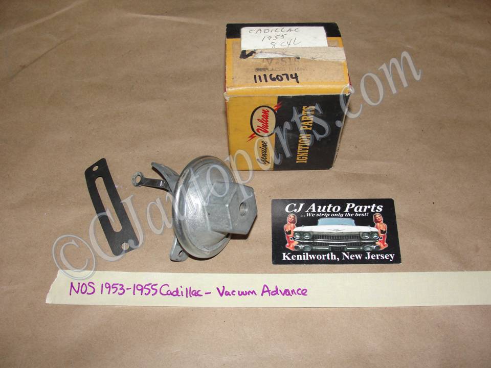 NOS 1953 1954 1955 CADILLAC DISTRIBUTOR VACUUM ADVANCE CHAMBER