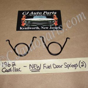 NEW 1962 CADILLAC DEVILLE ELDORADO FLEETWOOD GAS FUEL DOOR SPRINGS (SET OF 2 SPRINGS) - MADE IN THE USA