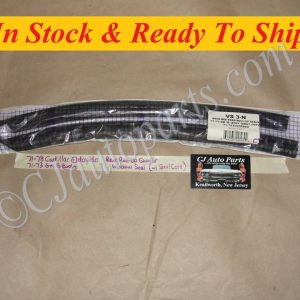 NOS METRO MOULDED SOFTSEAL 1971 1972 1973 1974 1975 1976 1977 1978 CADILLAC ELDORADO 71-73 GM B-BODY REAR ROLL-UP QUARTER WINDOW WEATHERSTRIP VS3-N