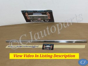 OEM 1959 Cadillac Coupe Deville 2 Door QUARTER PANEL MOLDING TRIM (FRONT 26-3/8" LONG) #3632002/#4759499