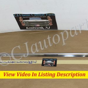 OEM 1959 Cadillac Coupe Deville 2 Door QUARTER PANEL MOLDING TRIM (FRONT 26-3/8" LONG) #3632002/#4759499