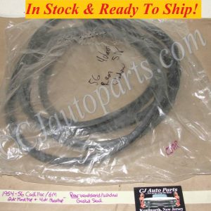 STEELE RUBBER 1954 1955 1956 CADILLAC DEVILLE SERIES 62 GM 2DR/4DR HARDTOP REAR WINDSHIELD WINDOW GASKET WEATHERSTRIP SEAL #70-0699-81
